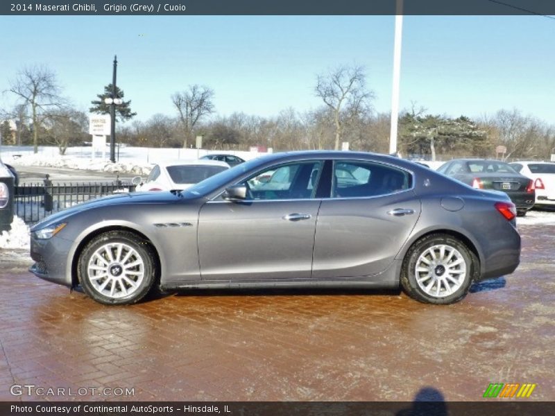Grigio (Grey) / Cuoio 2014 Maserati Ghibli