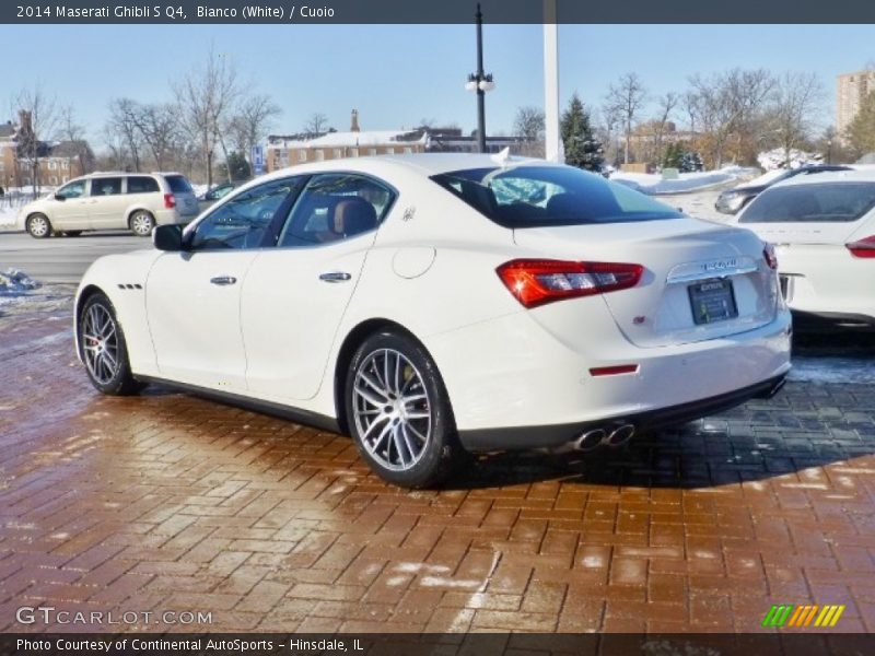 Bianco (White) / Cuoio 2014 Maserati Ghibli S Q4