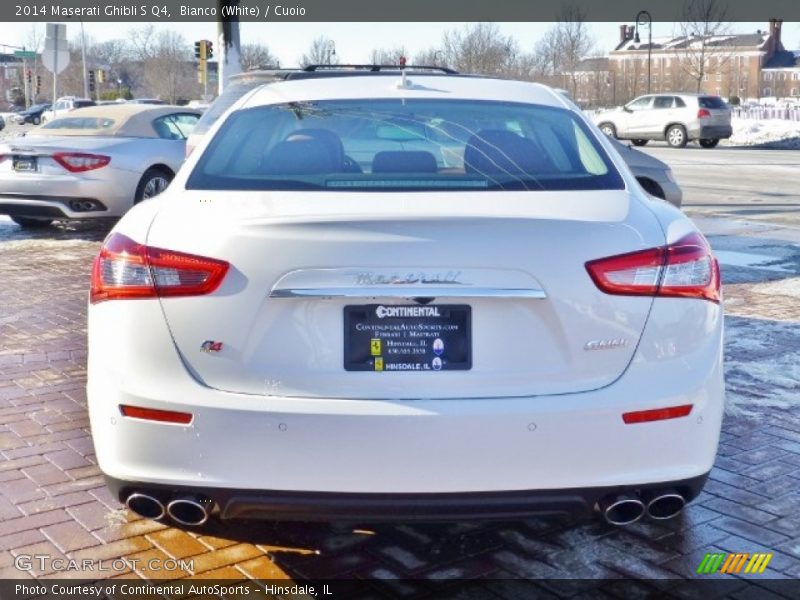 Bianco (White) / Cuoio 2014 Maserati Ghibli S Q4