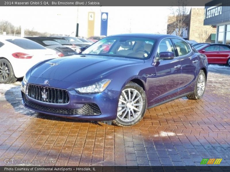 Blu Emozione (Blue) / Sabbia 2014 Maserati Ghibli S Q4