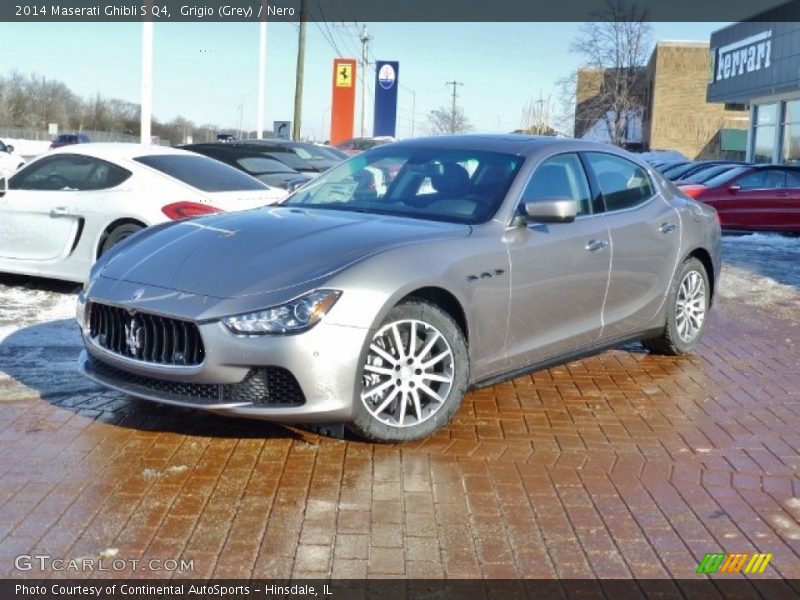 Grigio (Grey) / Nero 2014 Maserati Ghibli S Q4
