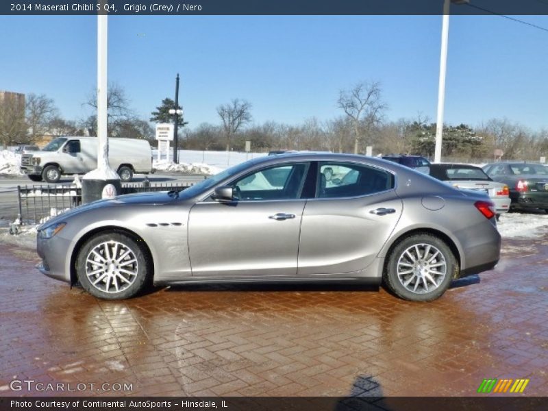 Grigio (Grey) / Nero 2014 Maserati Ghibli S Q4