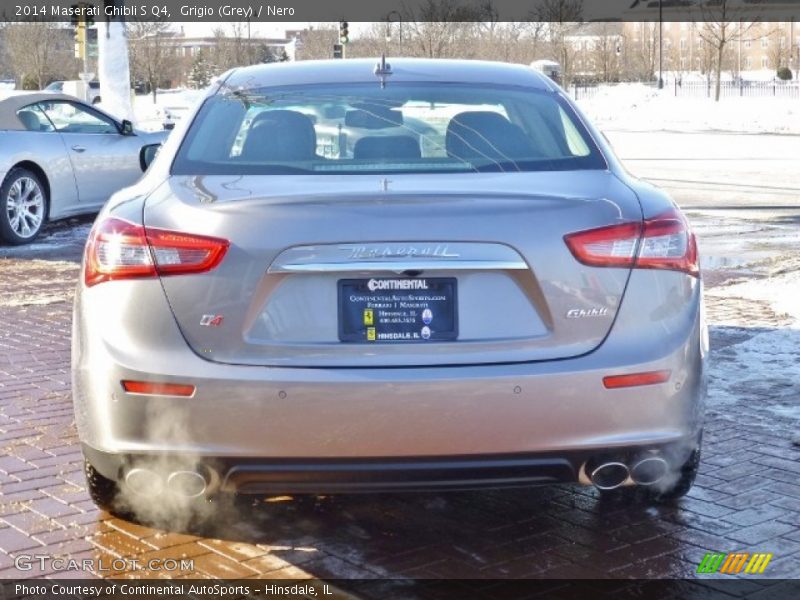 Grigio (Grey) / Nero 2014 Maserati Ghibli S Q4