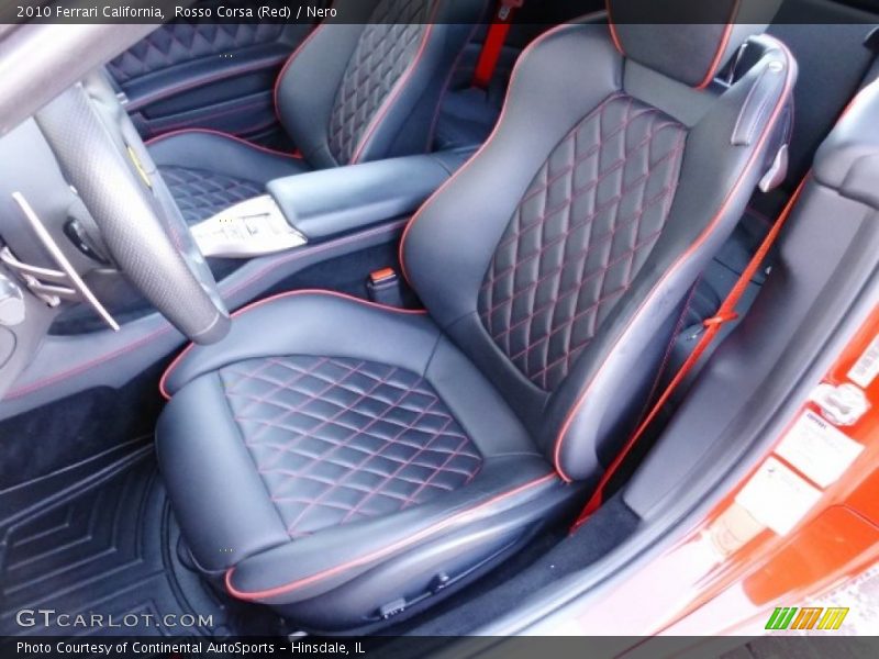 Front Seat of 2010 California 