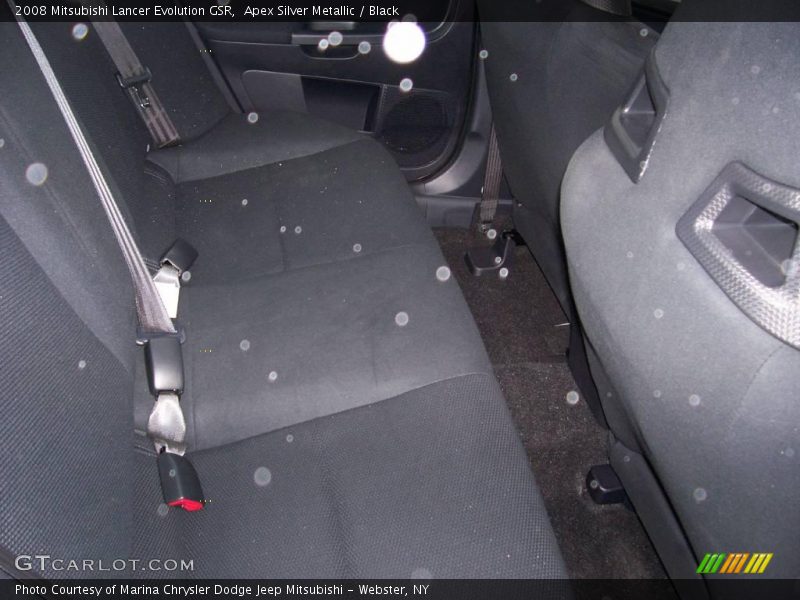 Apex Silver Metallic / Black 2008 Mitsubishi Lancer Evolution GSR