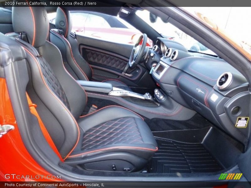 Front Seat of 2010 California 