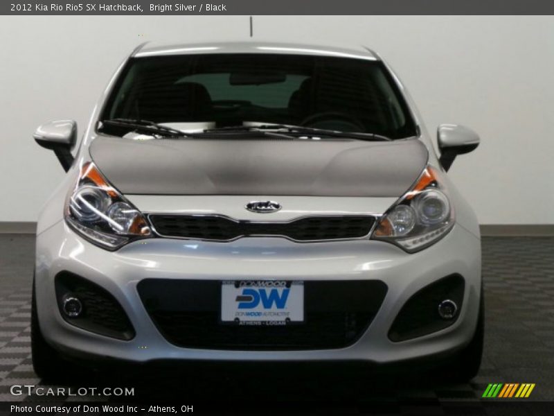 Bright Silver / Black 2012 Kia Rio Rio5 SX Hatchback