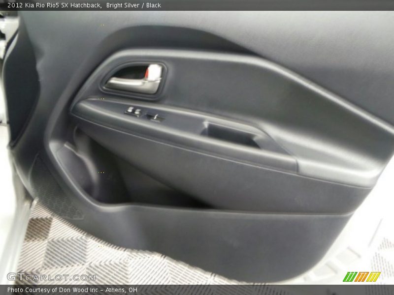 Bright Silver / Black 2012 Kia Rio Rio5 SX Hatchback