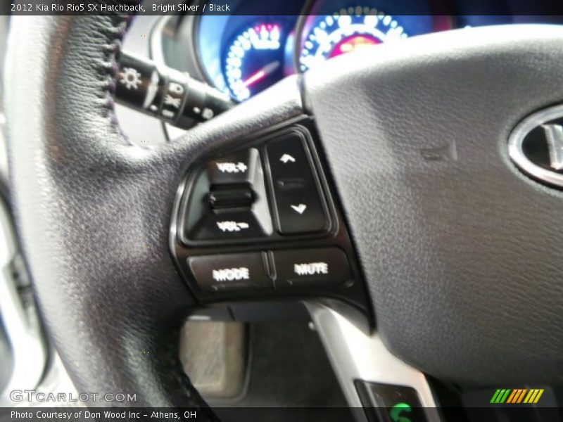 Bright Silver / Black 2012 Kia Rio Rio5 SX Hatchback