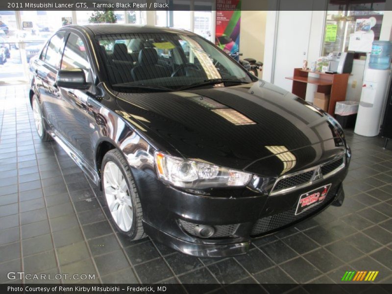 Tarmac Black Pearl / Black 2011 Mitsubishi Lancer GTS