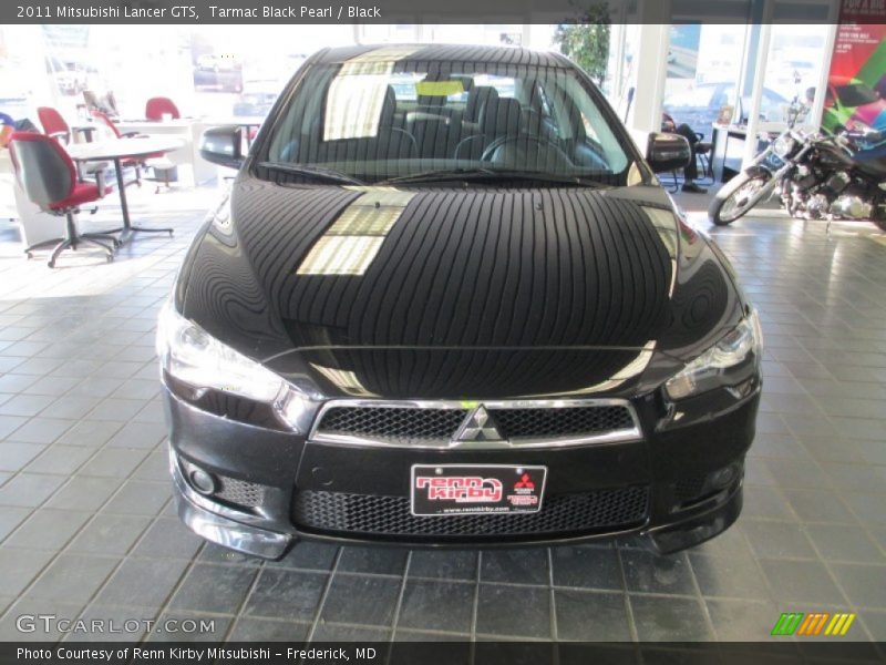 Tarmac Black Pearl / Black 2011 Mitsubishi Lancer GTS