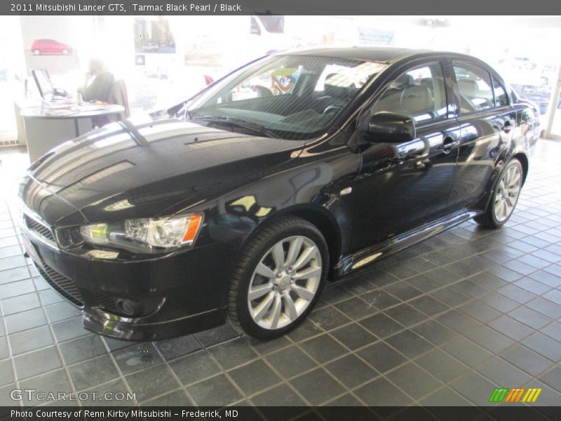 Tarmac Black Pearl / Black 2011 Mitsubishi Lancer GTS