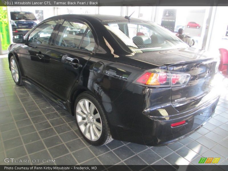 Tarmac Black Pearl / Black 2011 Mitsubishi Lancer GTS