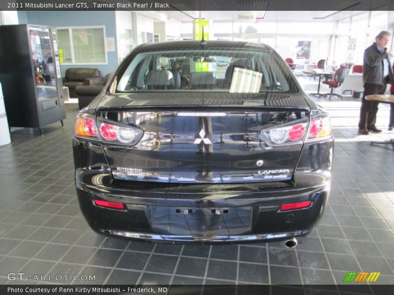 Tarmac Black Pearl / Black 2011 Mitsubishi Lancer GTS