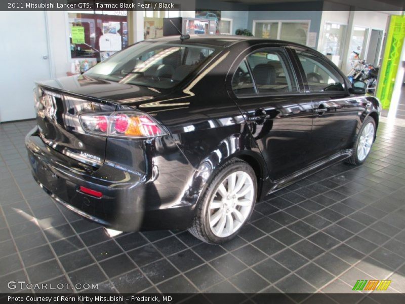 Tarmac Black Pearl / Black 2011 Mitsubishi Lancer GTS