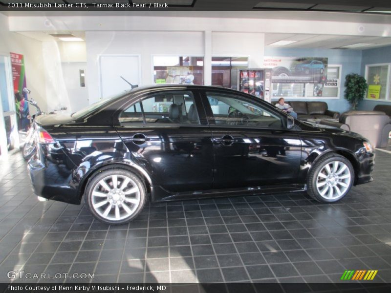 Tarmac Black Pearl / Black 2011 Mitsubishi Lancer GTS