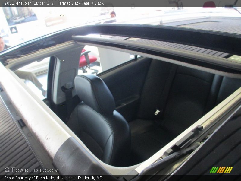Tarmac Black Pearl / Black 2011 Mitsubishi Lancer GTS