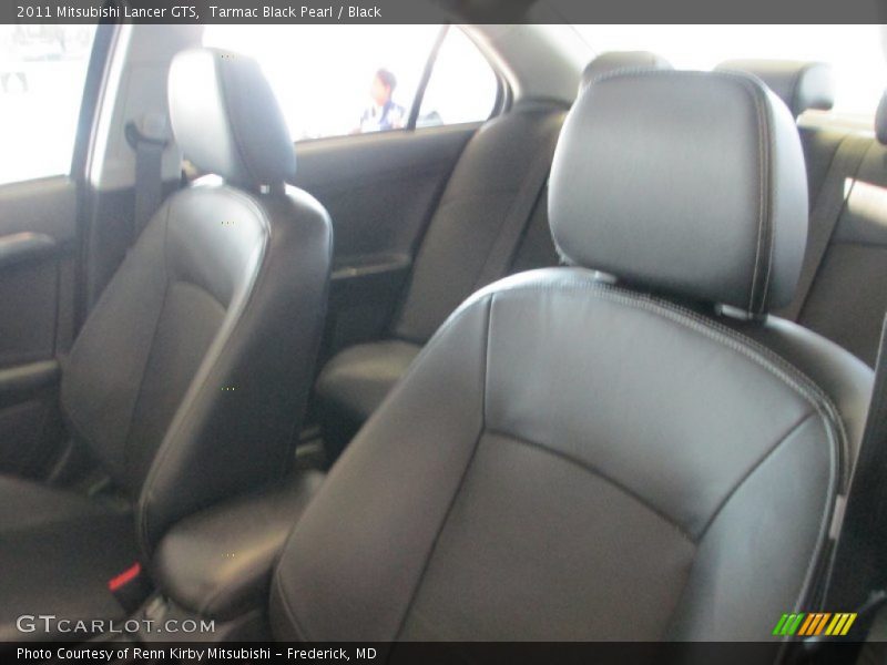 Tarmac Black Pearl / Black 2011 Mitsubishi Lancer GTS