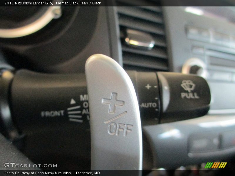 Tarmac Black Pearl / Black 2011 Mitsubishi Lancer GTS
