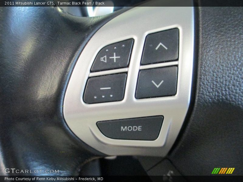 Tarmac Black Pearl / Black 2011 Mitsubishi Lancer GTS