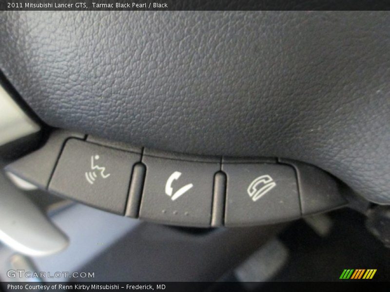 Tarmac Black Pearl / Black 2011 Mitsubishi Lancer GTS