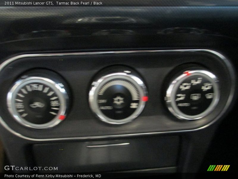 Tarmac Black Pearl / Black 2011 Mitsubishi Lancer GTS