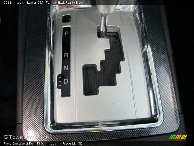 Tarmac Black Pearl / Black 2011 Mitsubishi Lancer GTS