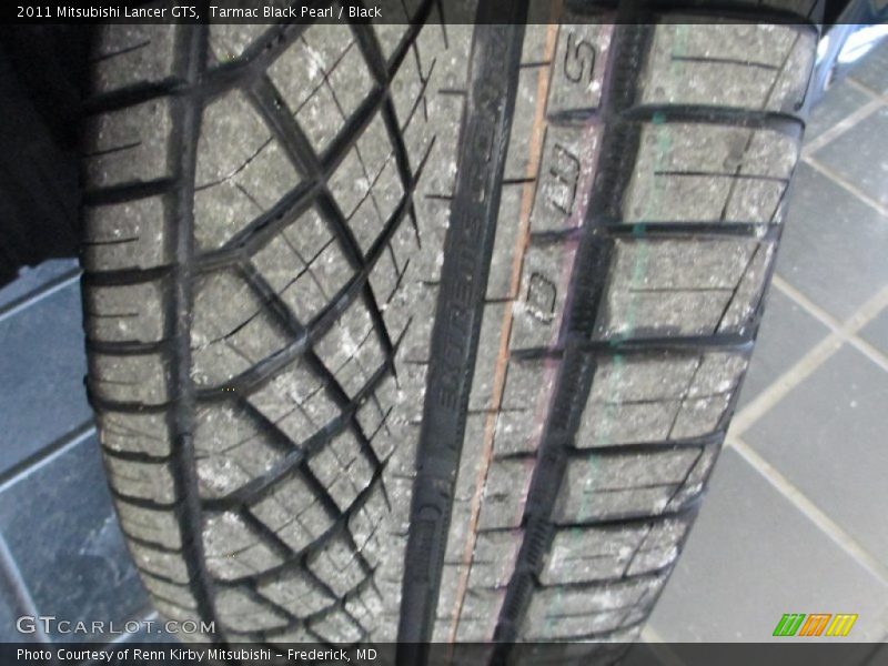 Tarmac Black Pearl / Black 2011 Mitsubishi Lancer GTS