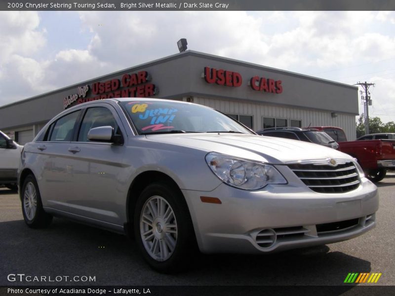 Bright Silver Metallic / Dark Slate Gray 2009 Chrysler Sebring Touring Sedan