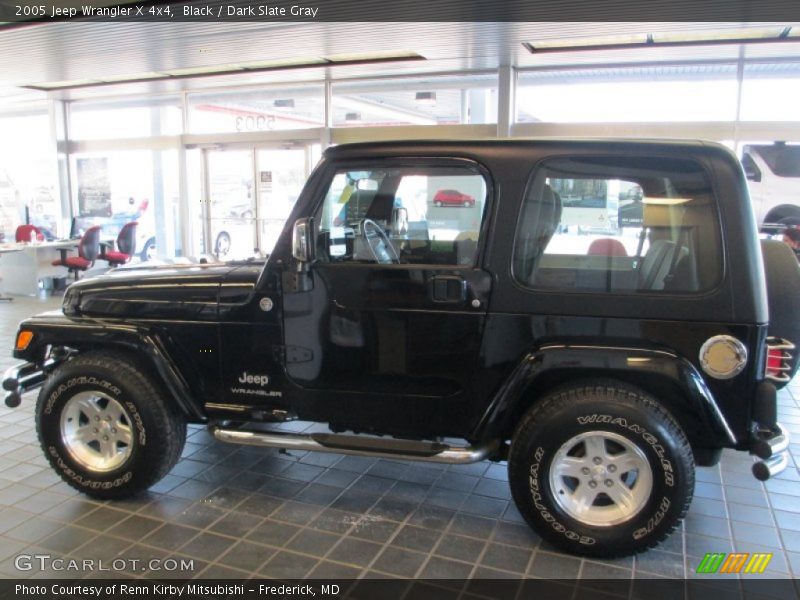 Black / Dark Slate Gray 2005 Jeep Wrangler X 4x4