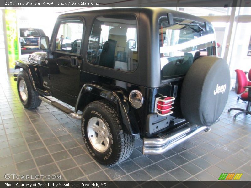 Black / Dark Slate Gray 2005 Jeep Wrangler X 4x4