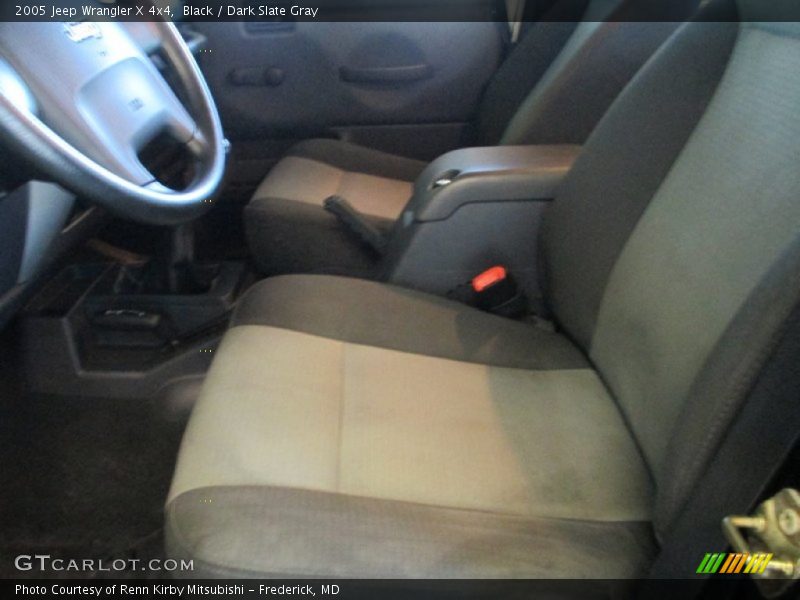 Black / Dark Slate Gray 2005 Jeep Wrangler X 4x4