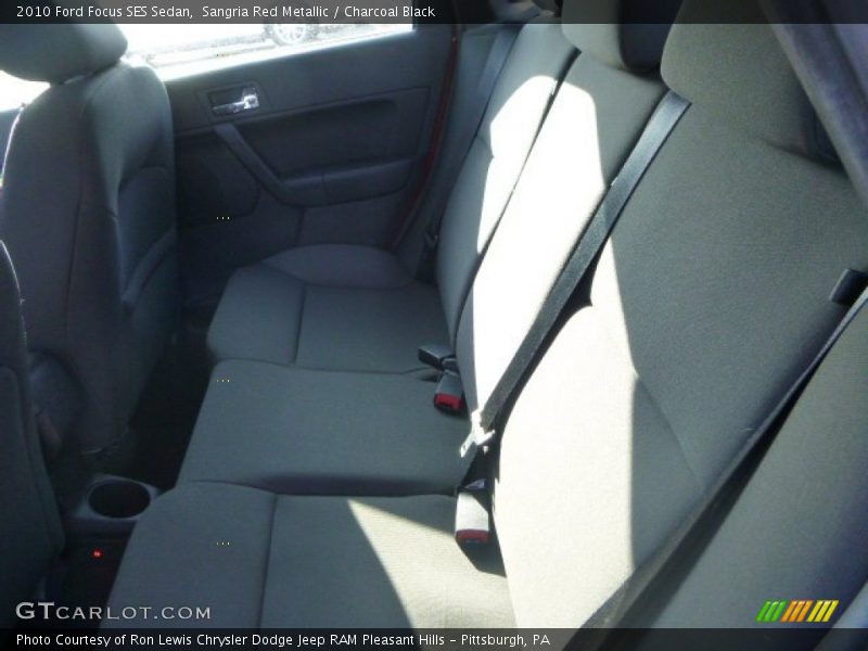 Sangria Red Metallic / Charcoal Black 2010 Ford Focus SES Sedan