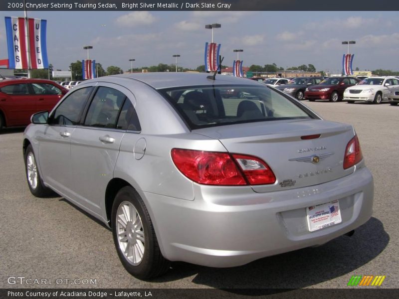Bright Silver Metallic / Dark Slate Gray 2009 Chrysler Sebring Touring Sedan