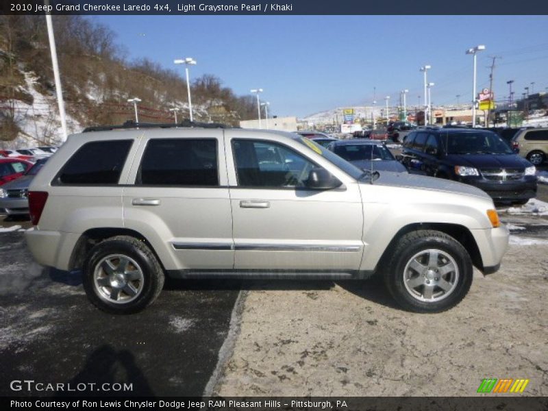 Light Graystone Pearl / Khaki 2010 Jeep Grand Cherokee Laredo 4x4