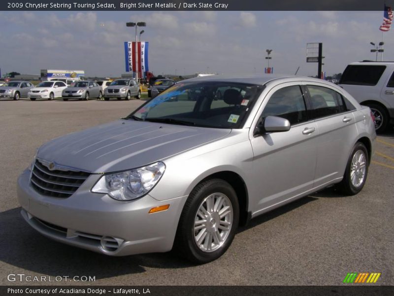 Bright Silver Metallic / Dark Slate Gray 2009 Chrysler Sebring Touring Sedan