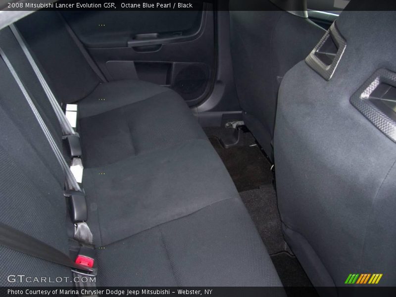 Octane Blue Pearl / Black 2008 Mitsubishi Lancer Evolution GSR