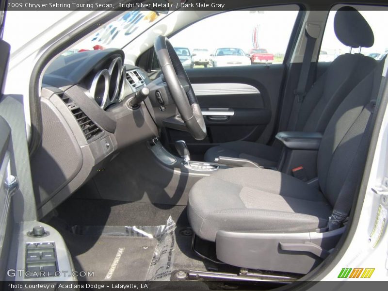 Bright Silver Metallic / Dark Slate Gray 2009 Chrysler Sebring Touring Sedan