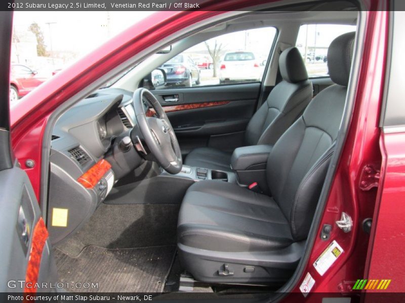 Venetian Red Pearl / Off Black 2012 Subaru Legacy 2.5i Limited