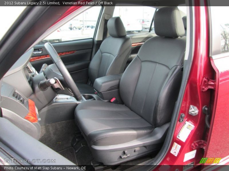 Venetian Red Pearl / Off Black 2012 Subaru Legacy 2.5i Limited