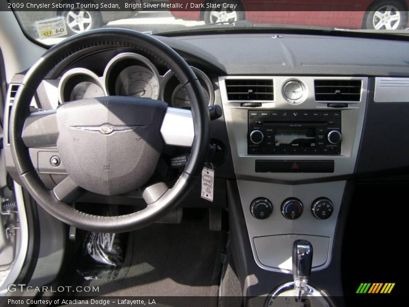 Bright Silver Metallic / Dark Slate Gray 2009 Chrysler Sebring Touring Sedan