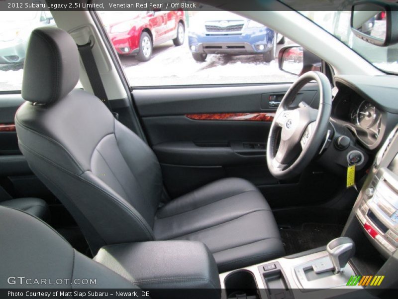 Venetian Red Pearl / Off Black 2012 Subaru Legacy 2.5i Limited