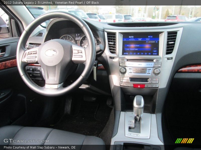 Venetian Red Pearl / Off Black 2012 Subaru Legacy 2.5i Limited