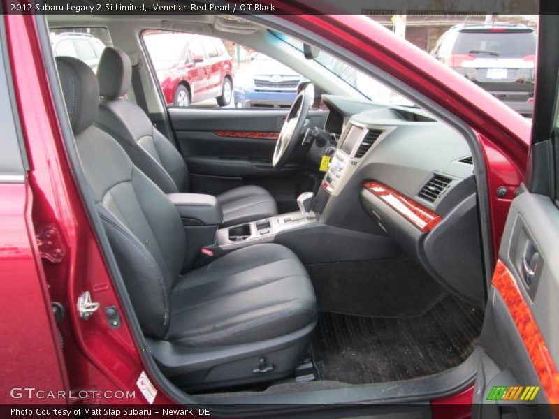 Venetian Red Pearl / Off Black 2012 Subaru Legacy 2.5i Limited