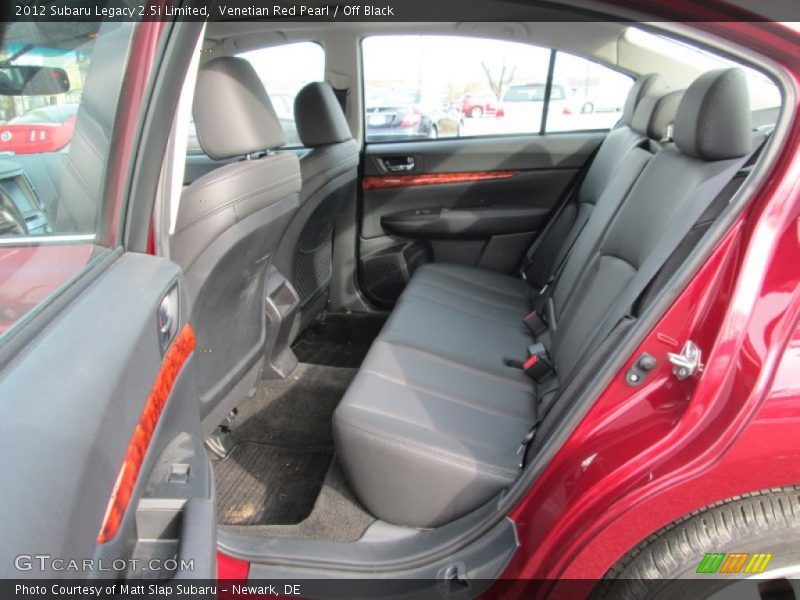 Venetian Red Pearl / Off Black 2012 Subaru Legacy 2.5i Limited
