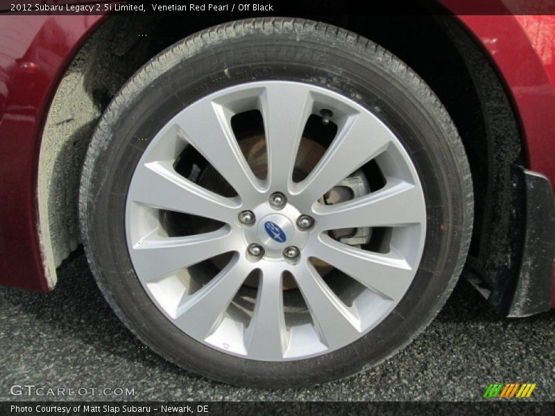Venetian Red Pearl / Off Black 2012 Subaru Legacy 2.5i Limited