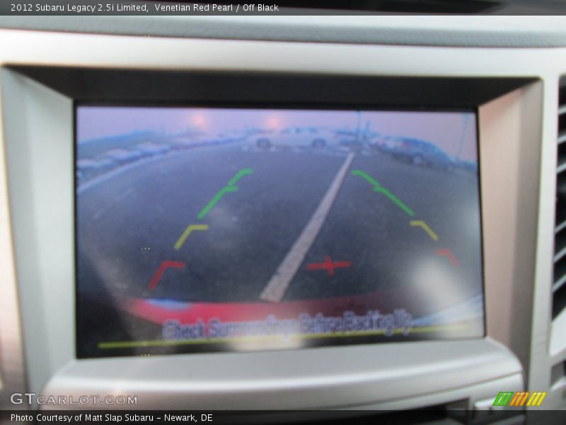 Venetian Red Pearl / Off Black 2012 Subaru Legacy 2.5i Limited