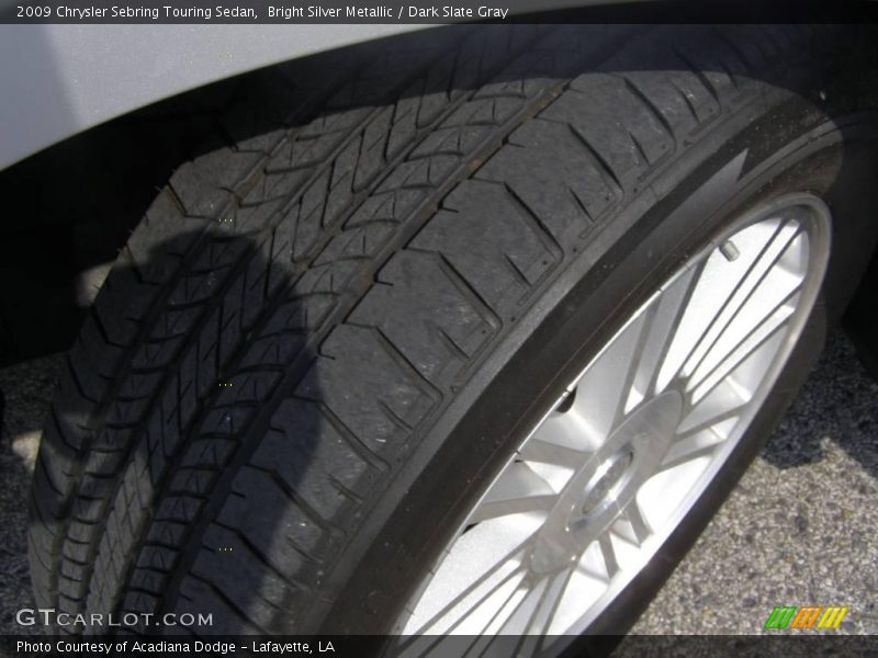 Bright Silver Metallic / Dark Slate Gray 2009 Chrysler Sebring Touring Sedan