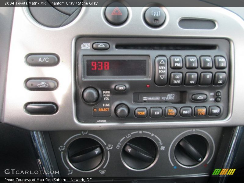 Audio System of 2004 Matrix XR