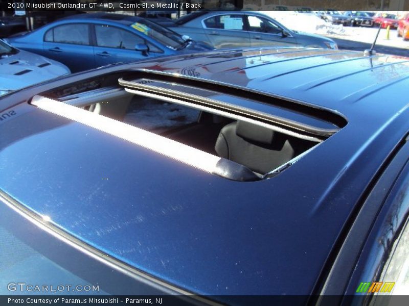 Cosmic Blue Metallic / Black 2010 Mitsubishi Outlander GT 4WD